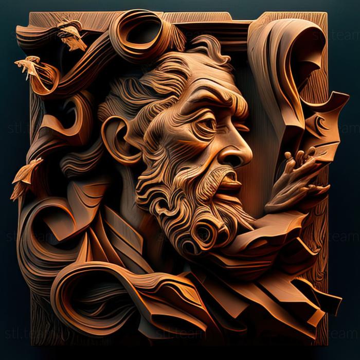 3D модель Илья Болотовский, американский художник. (STL)
